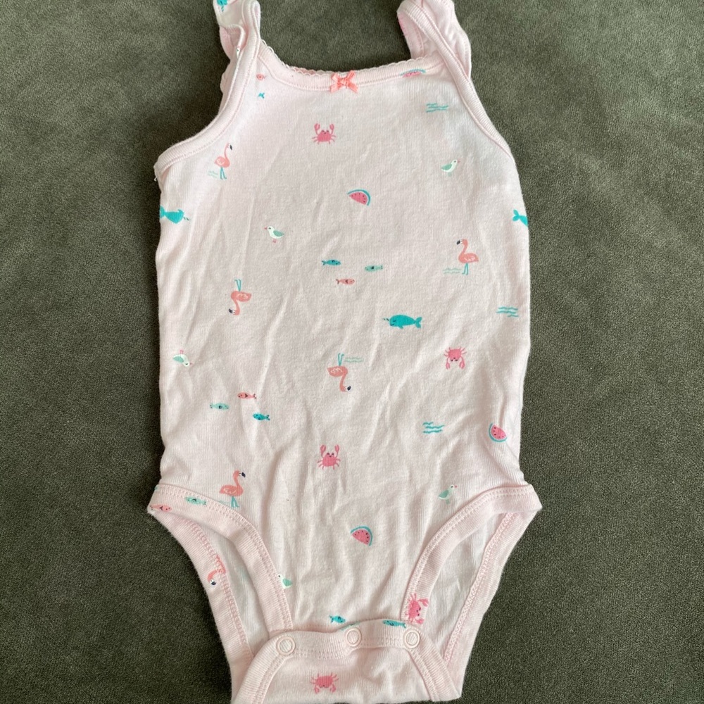Pink Tank Onesie